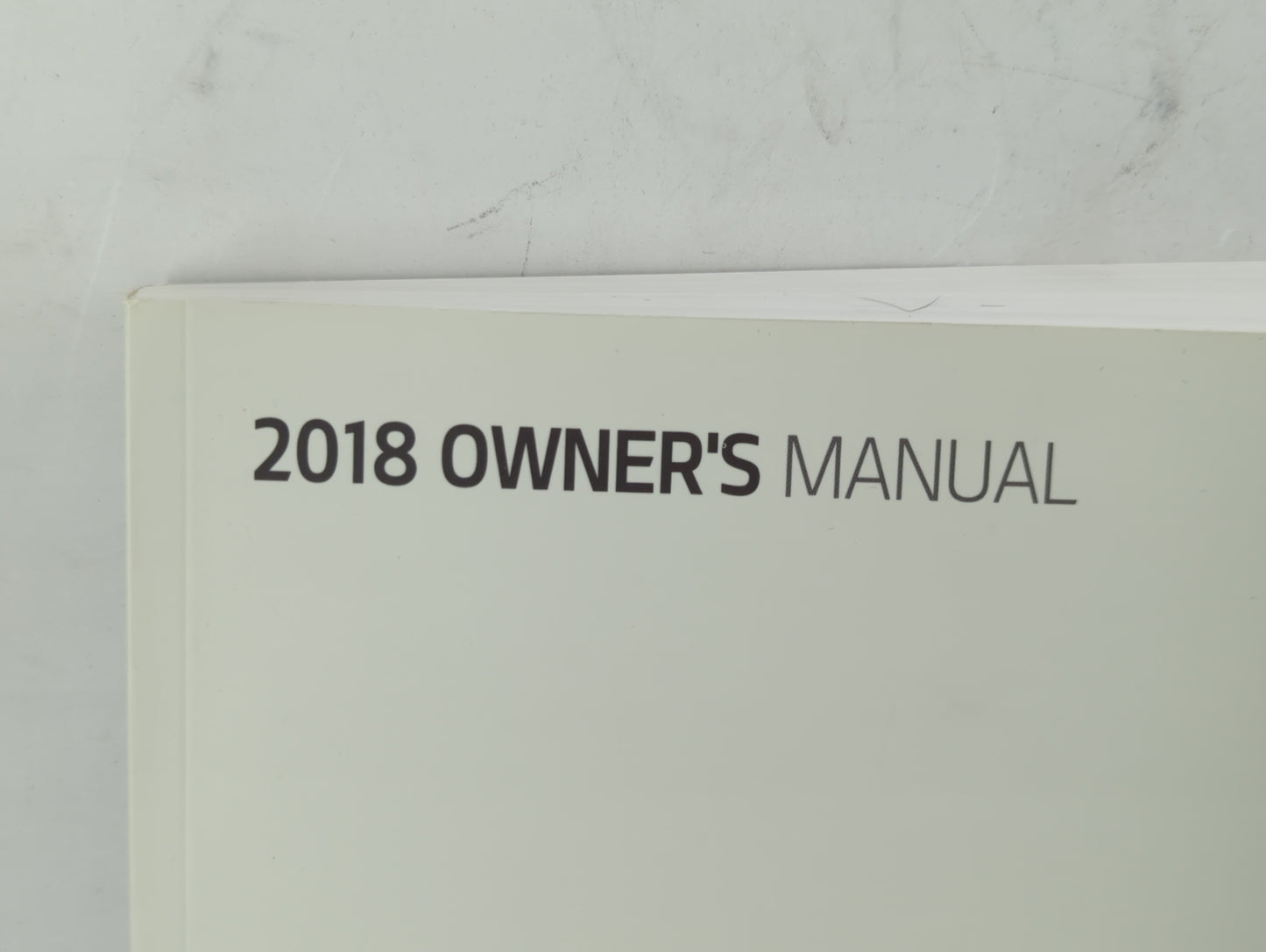 2018 Kia Optima Owners Manual Book Guide OEM Used Auto Parts - Oemusedautoparts1.com