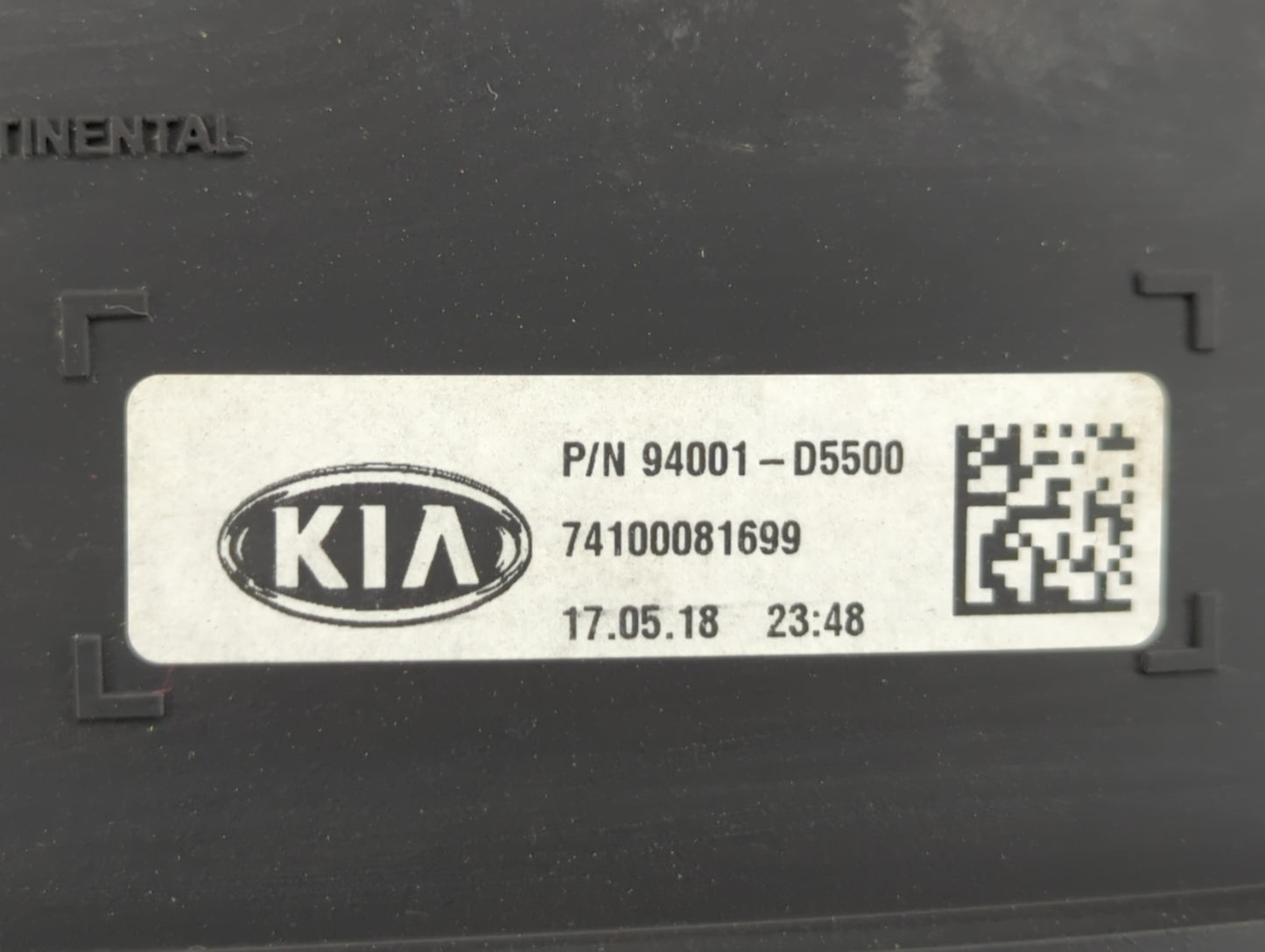 2018 Kia Optima Instrument Cluster Speedometer Gauges P/N:94001-D5500 Fits OEM Used Auto Parts - Oemusedautoparts1.com