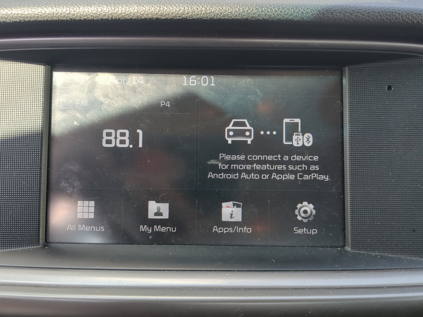 2017-2019 Kia Optima Radio AM FM Cd Player Receiver Replacement Fits Fits 2017 2018 2019 OEM Used Auto Parts - Oemusedautopa