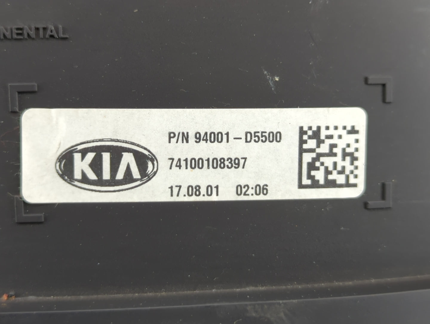 2018 Kia Optima Instrument Cluster Speedometer Gauges P/N:94001-D5500 Fits OEM Used Auto Parts - Oemusedautoparts1.com