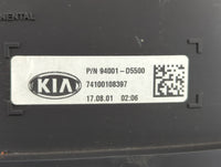 2018 Kia Optima Instrument Cluster Speedometer Gauges P/N:94001-D5500 Fits OEM Used Auto Parts - Oemusedautoparts1.com