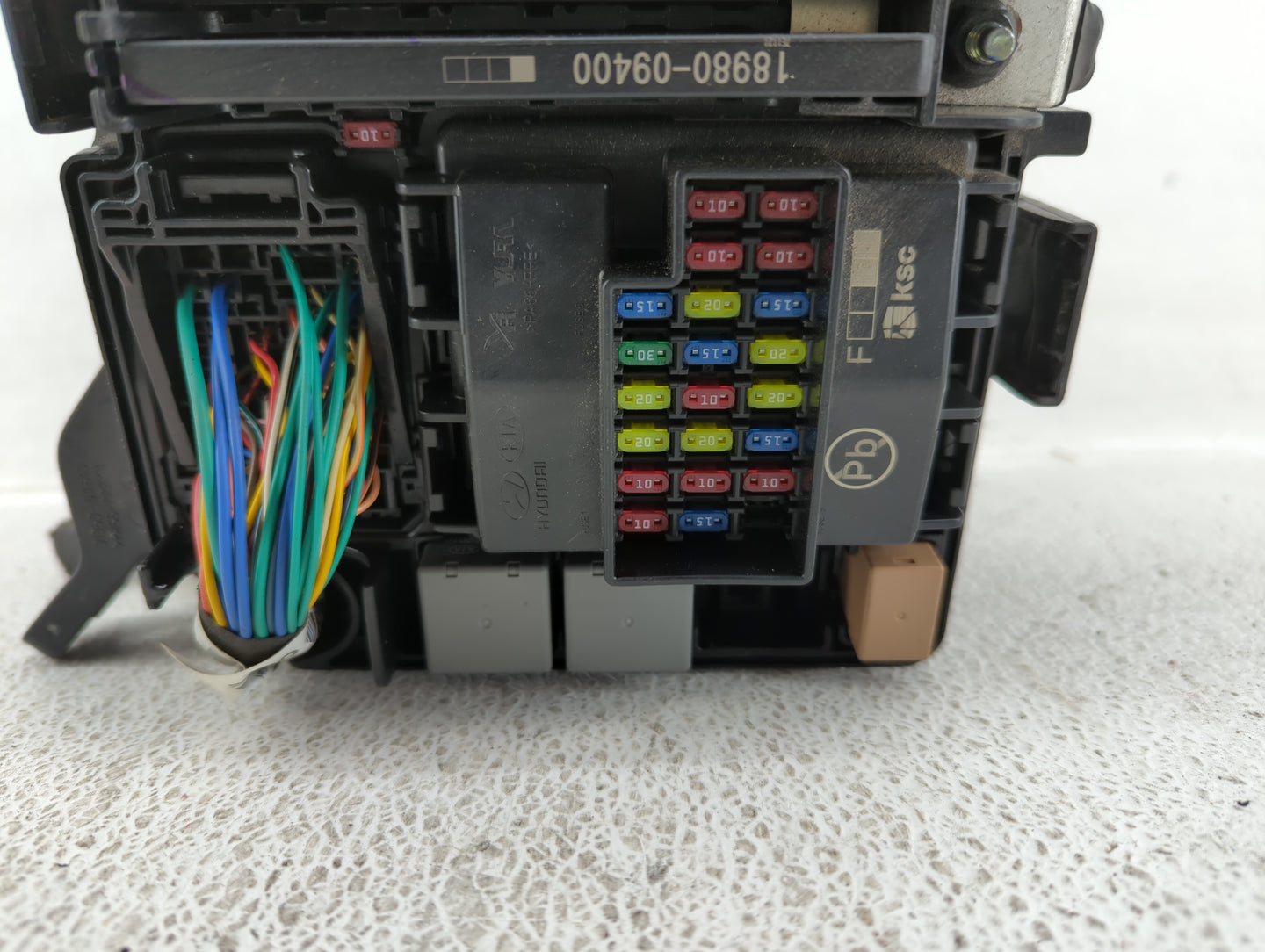 2016-2019 Kia Optima Fusebox Fuse Box Panel Relay Module P/N:91210D5180JA Fits Fits 2016 2017 2018 2019 OEM Used Auto Parts 