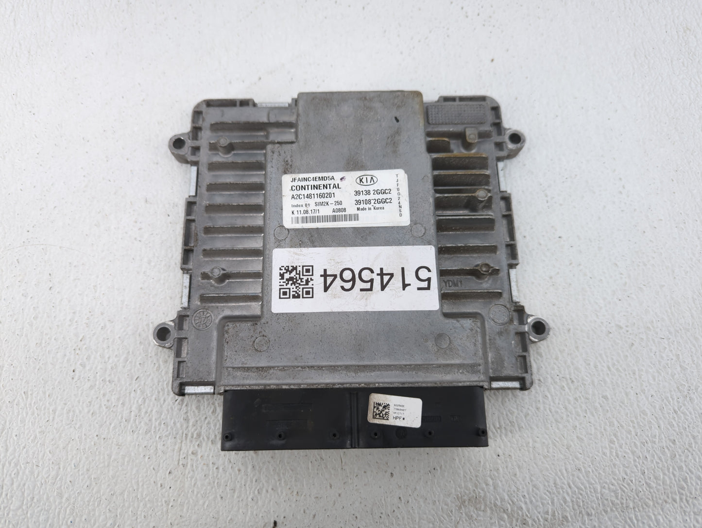 2016-2018 Kia Optima PCM Engine Control Computer ECU ECM PCU OEM P/N:39108-2GGC2 39138-2GGC2 Fits Fits 2016 2017 2018 OEM Us