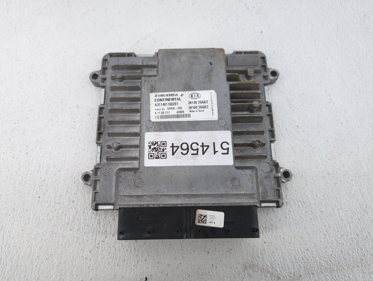 2016-2018 Kia Optima PCM Engine Control Computer ECU ECM PCU OEM P/N:39108-2GGC2 39138-2GGC2 Fits 2016 2017 2018 OEM Used Au