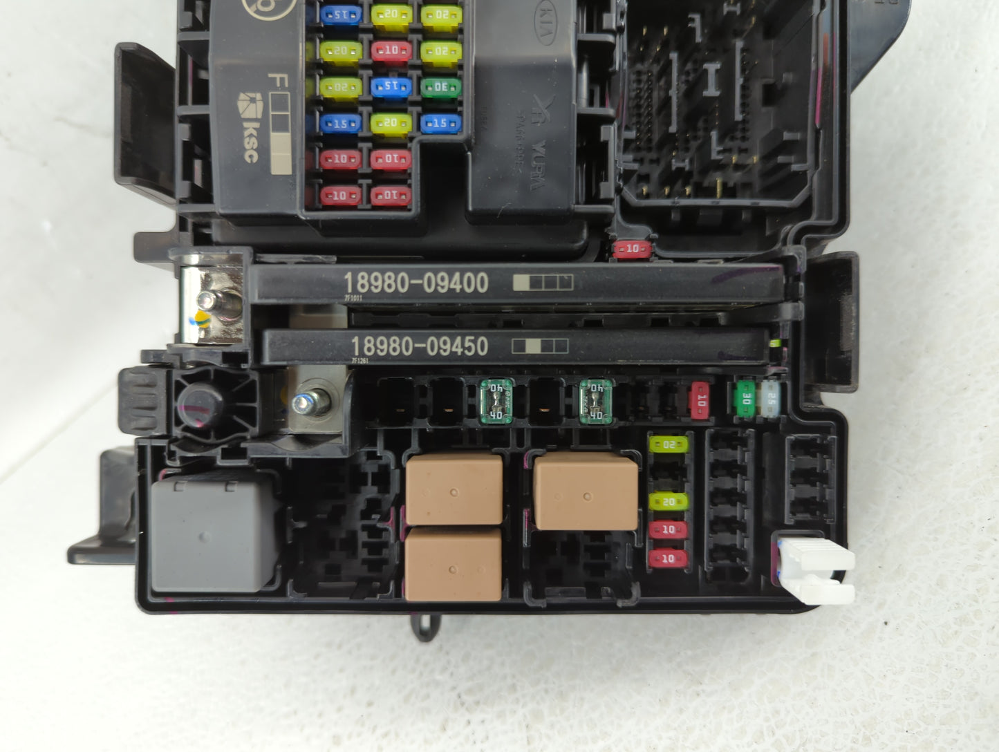 2016-2019 Kia Optima Fusebox Fuse Box Panel Relay Module P/N:91950-D5822 Fits Fits 2016 2017 2018 2019 OEM Used Auto Parts -