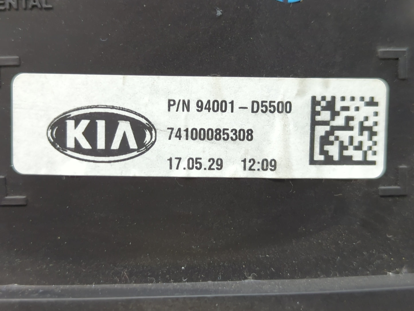 2018 Kia Optima Instrument Cluster Speedometer Gauges P/N:94001-D5500 Fits OEM Used Auto Parts - Oemusedautoparts1.com