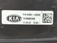 2018 Kia Optima Instrument Cluster Speedometer Gauges P/N:94001-D5500 Fits OEM Used Auto Parts - Oemusedautoparts1.com