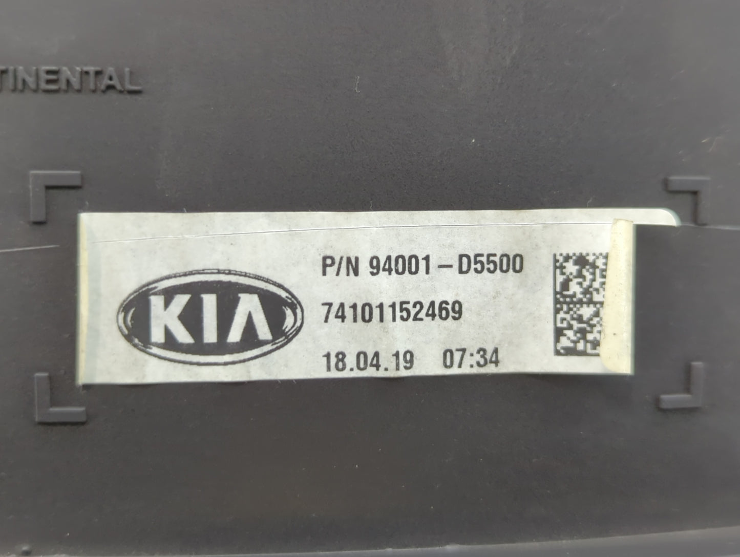 2018 Kia Optima Instrument Cluster Speedometer Gauges P/N:94001-D5500 Fits OEM Used Auto Parts - Oemusedautoparts1.com