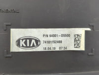 2018 Kia Optima Instrument Cluster Speedometer Gauges P/N:94001-D5500 Fits OEM Used Auto Parts - Oemusedautoparts1.com