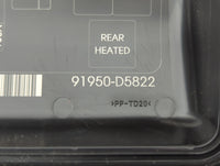 2016-2019 Kia Optima Fusebox Fuse Box Panel Relay Module P/N:91950-D5822 Fits Fits 2016 2017 2018 2019 OEM Used Auto Parts -