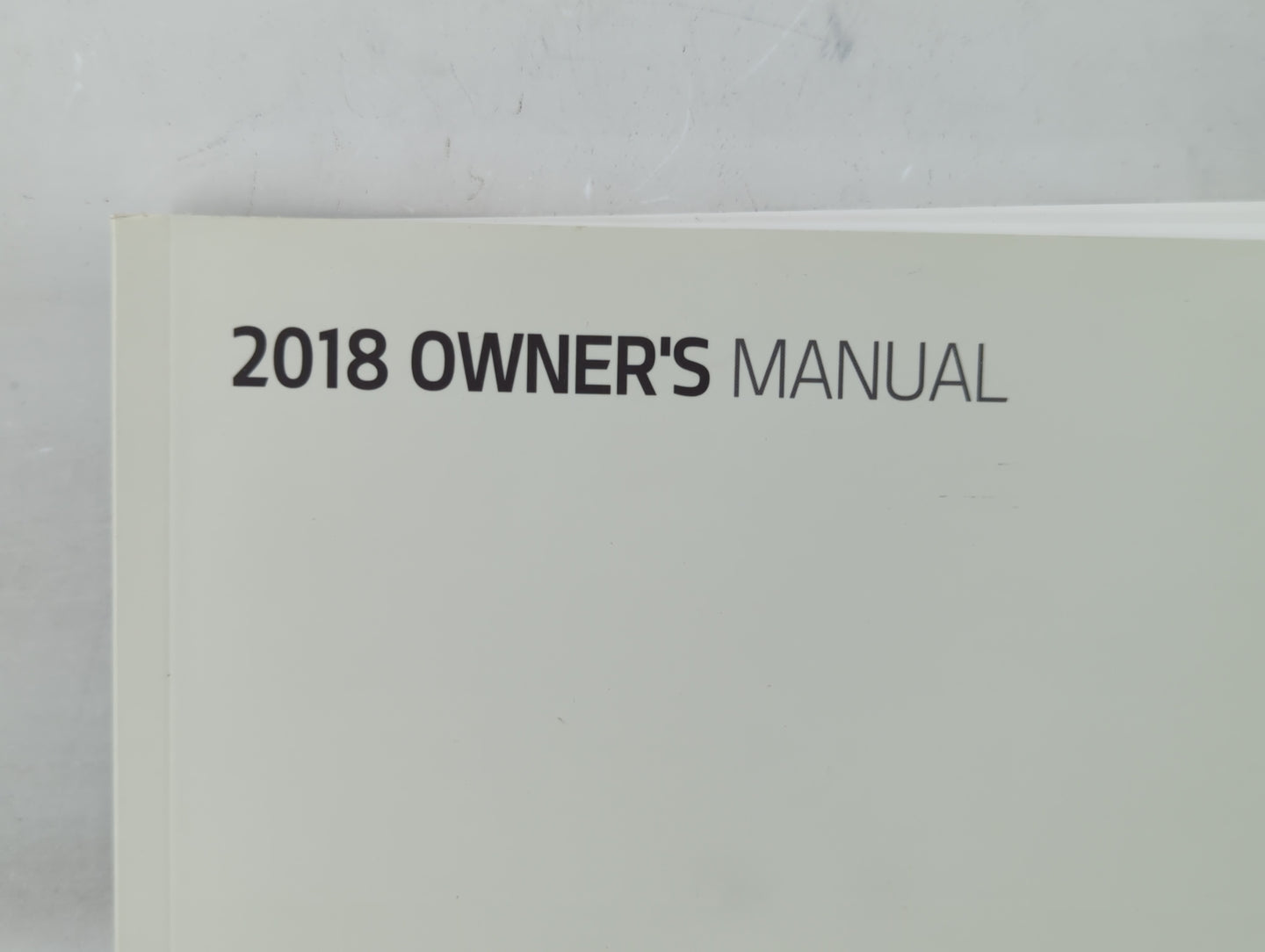 2018 Kia Optima Owners Manual Book Guide OEM Used Auto Parts - Oemusedautoparts1.com