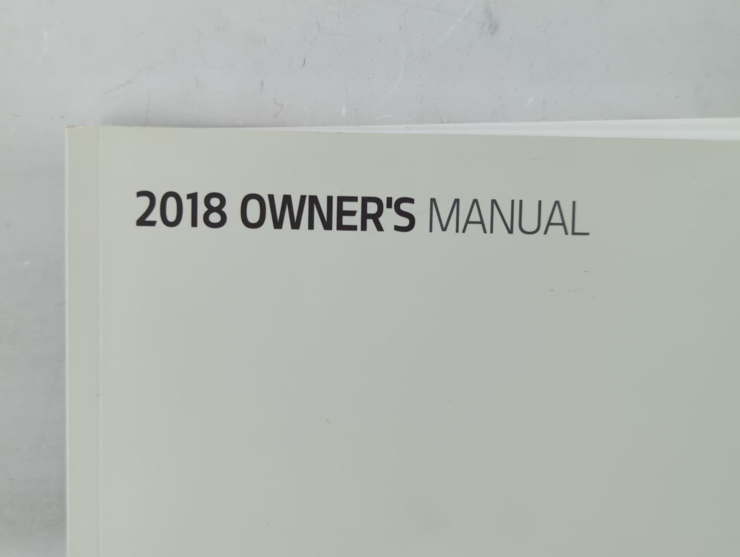 2018 Kia Optima Owners Manual Book Guide OEM Used Auto Parts - Oemusedautoparts1.com
