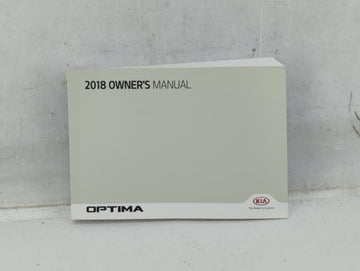 2018 Kia Optima Owners Manual Book Guide OEM Used Auto Parts - Oemusedautoparts1.com