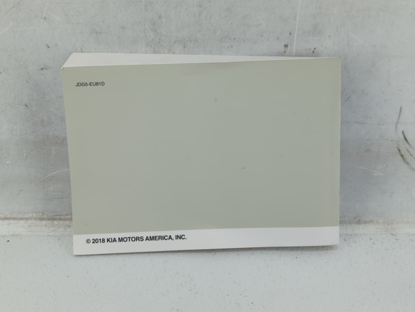2018 Kia Optima Owners Manual Book Guide OEM Used Auto Parts - Oemusedautoparts1.com