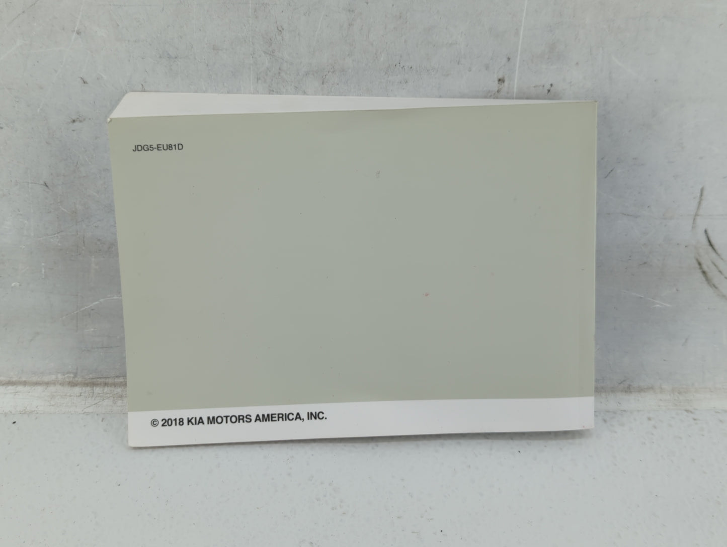 2018 Kia Optima Owners Manual Book Guide OEM Used Auto Parts - Oemusedautoparts1.com