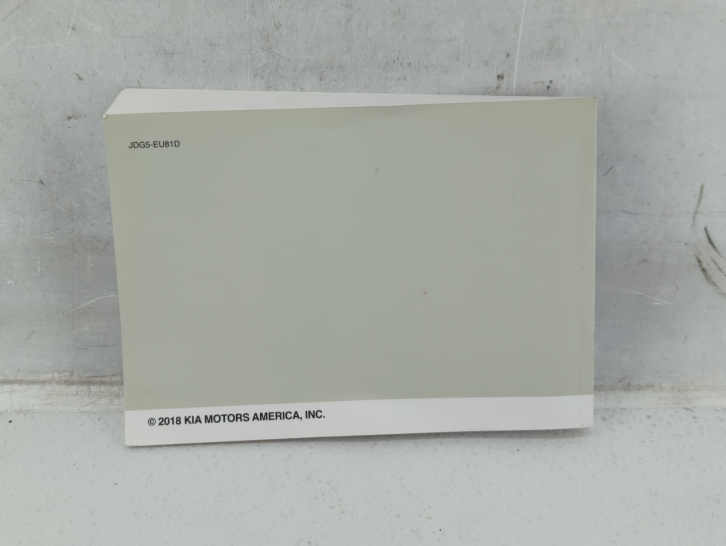 2018 Kia Optima Owners Manual Book Guide OEM Used Auto Parts - Oemusedautoparts1.com