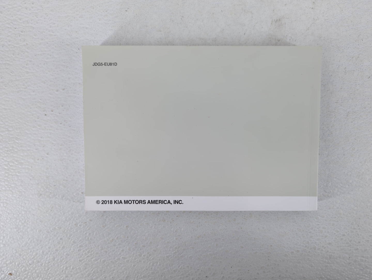 2018 Kia Optima Owners Manual Book Guide OEM Used Auto Parts - Oemusedautoparts1.com