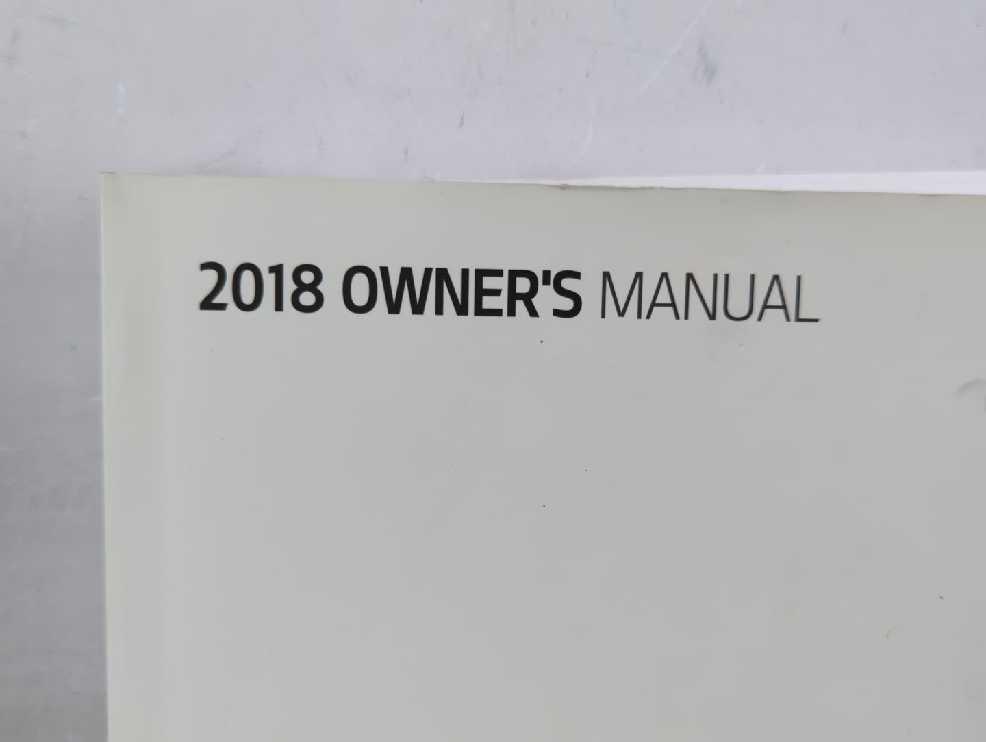 2018 Kia Optima Owners Manual Book Guide OEM Used Auto Parts - Oemusedautoparts1.com