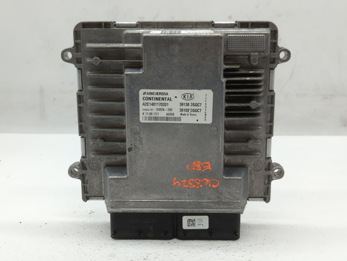 2016-2018 Kia Optima PCM Engine Control Computer ECU ECM PCU OEM P/N:39108 2GGC7 39138 2GGC7 Fits Fits 2016 2017 2018 OEM Us