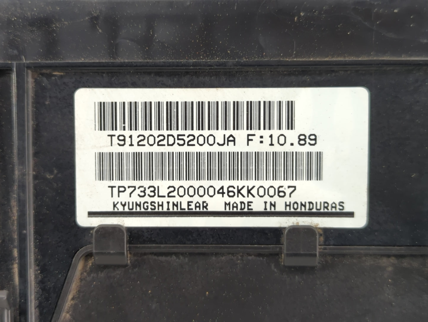 2016-2019 Kia Optima Fusebox Fuse Box Panel Relay Module P/N:91950-D5822 Fits Fits 2016 2017 2018 2019 OEM Used Auto Parts -