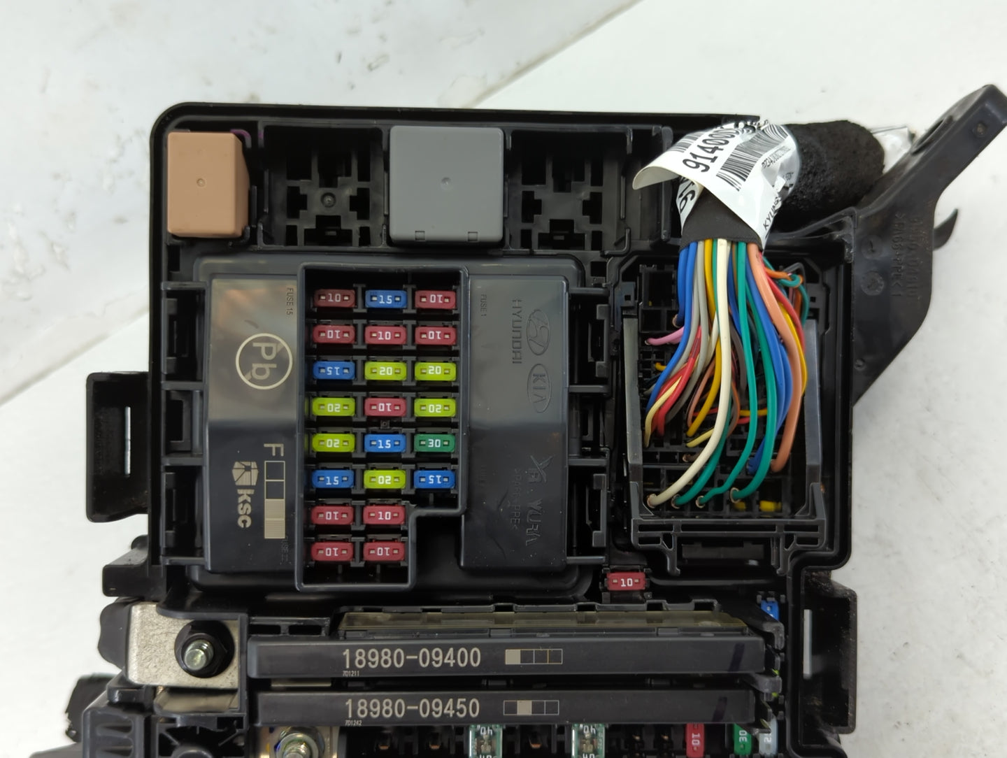 2016-2019 Kia Optima Fusebox Fuse Box Panel Relay Module P/N:91950-D5822 Fits Fits 2016 2017 2018 2019 OEM Used Auto Parts -