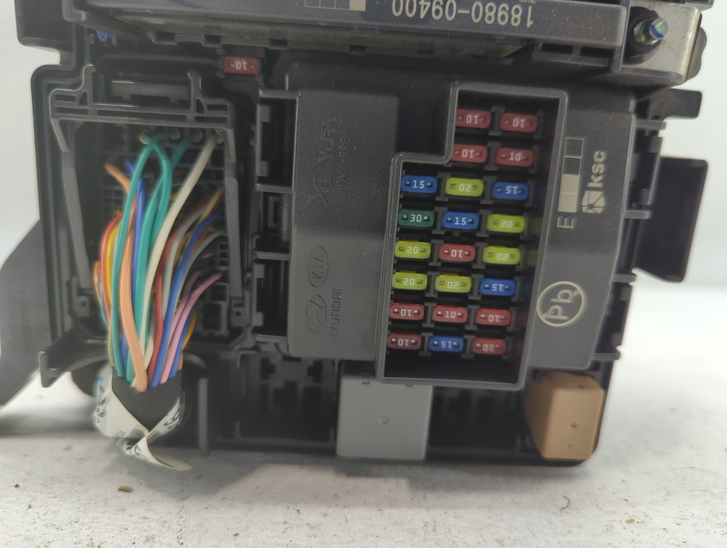 2016-2019 Kia Optima Fusebox Fuse Box Panel Relay Module P/N:T91230D5100JA Fits Fits 2016 2017 2018 2019 OEM Used Auto Parts