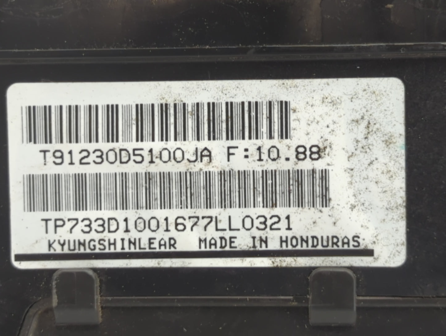 2016-2019 Kia Optima Fusebox Fuse Box Panel Relay Module P/N:T91230D5100JA Fits Fits 2016 2017 2018 2019 OEM Used Auto Parts