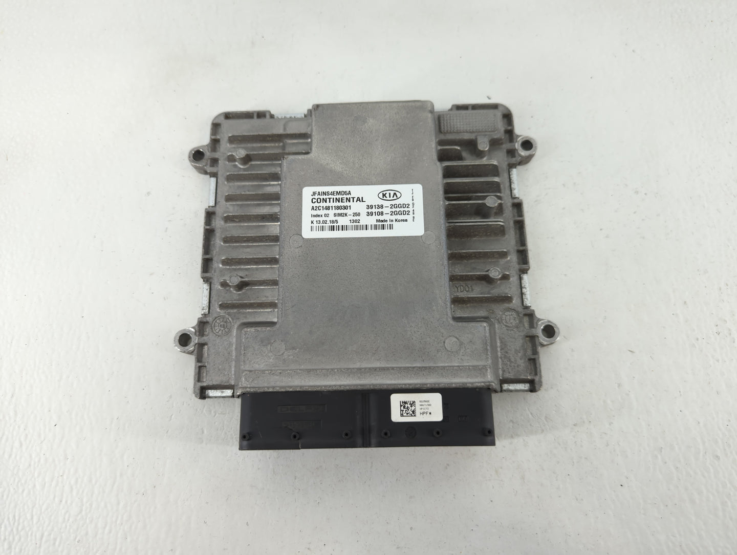 2016-2018 Kia Optima PCM Engine Control Computer ECU ECM PCU OEM P/N:39108 2GGD2 39138 2GGD2 Fits Fits 2016 2017 2018 OEM Us
