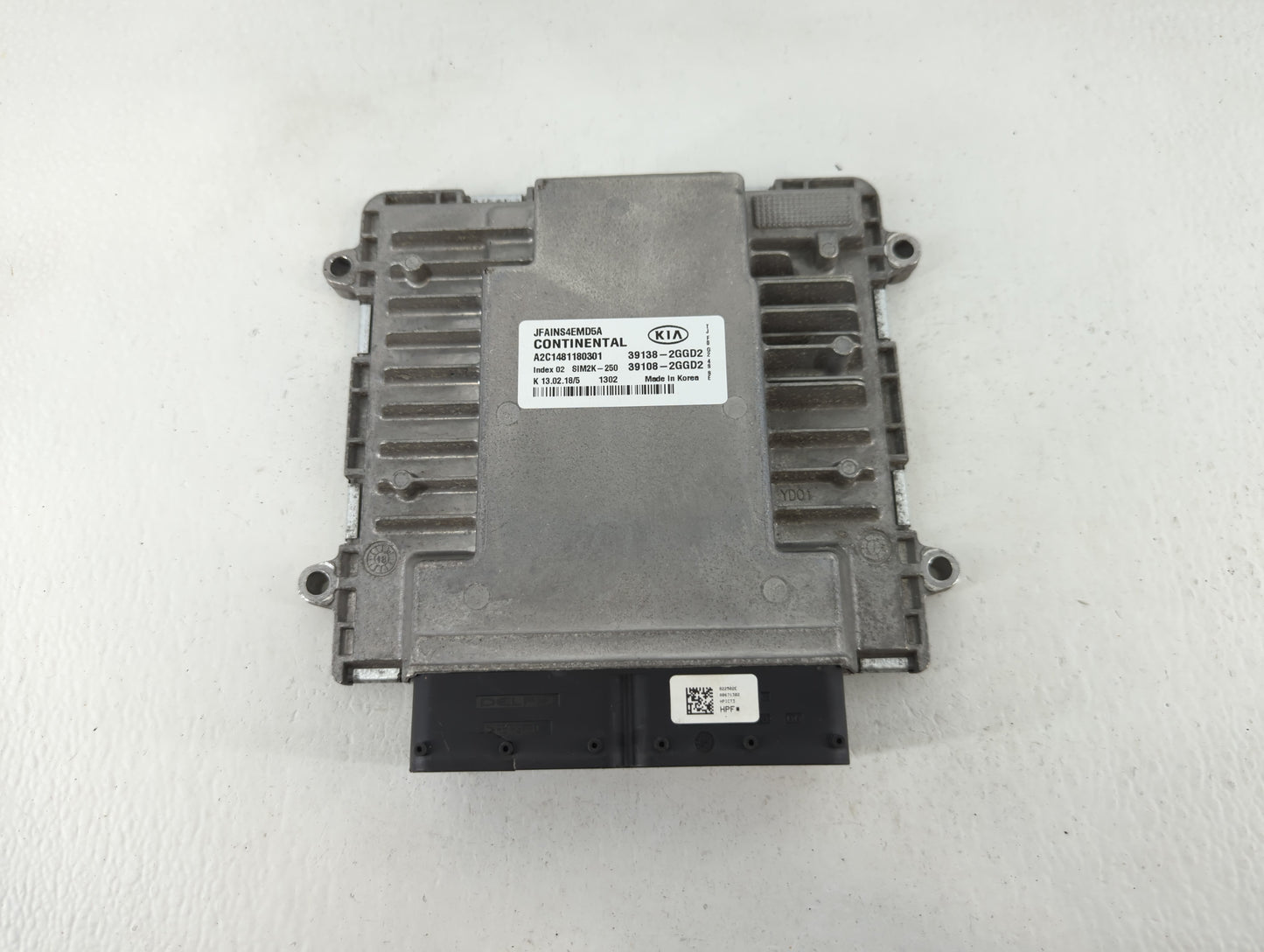 2016-2018 Kia Optima PCM Engine Control Computer ECU ECM PCU OEM P/N:39108 2GGD2 39138 2GGD2 Fits Fits 2016 2017 2018 OEM Us