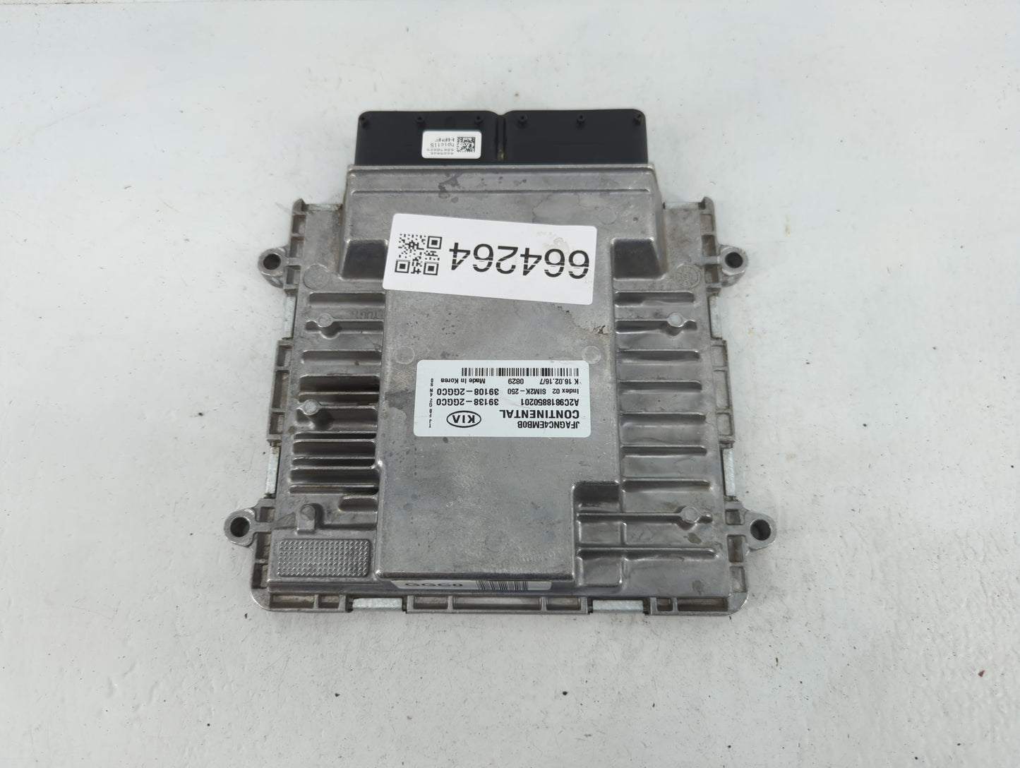 2016-2018 Kia Optima PCM Engine Control Computer ECU ECM PCU OEM P/N:39138-2GGC0 Fits Fits 2016 2017 2018 OEM Used Auto Part