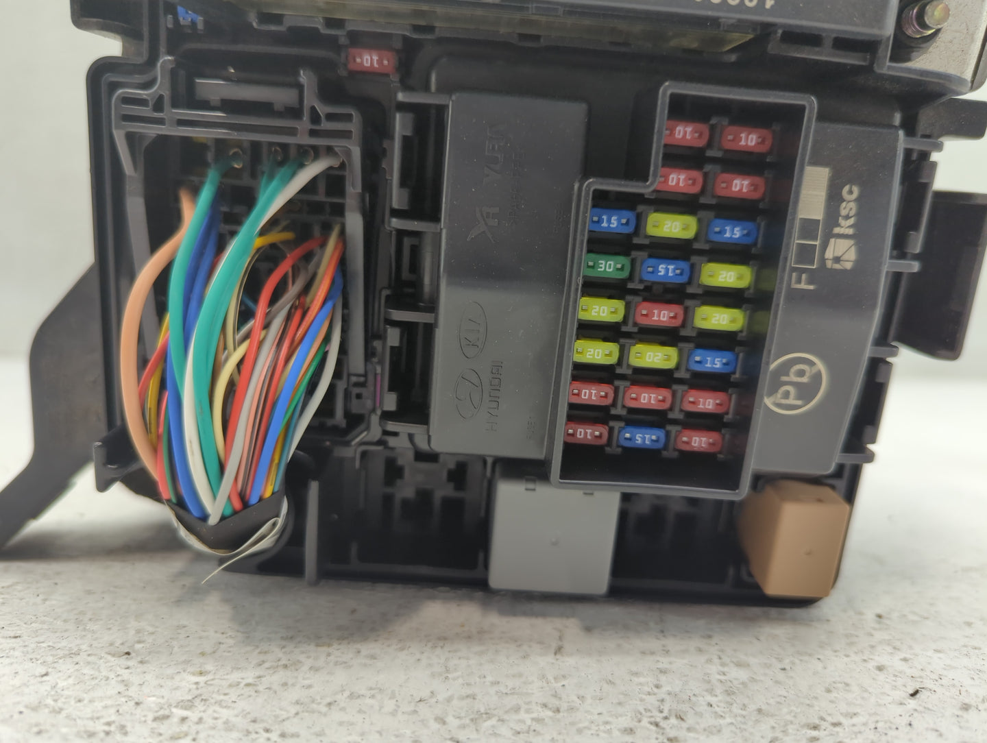 2016-2019 Kia Optima Fusebox Fuse Box Panel Relay Module P/N:91230D5070JA Fits Fits 2016 2017 2018 2019 OEM Used Auto Parts 