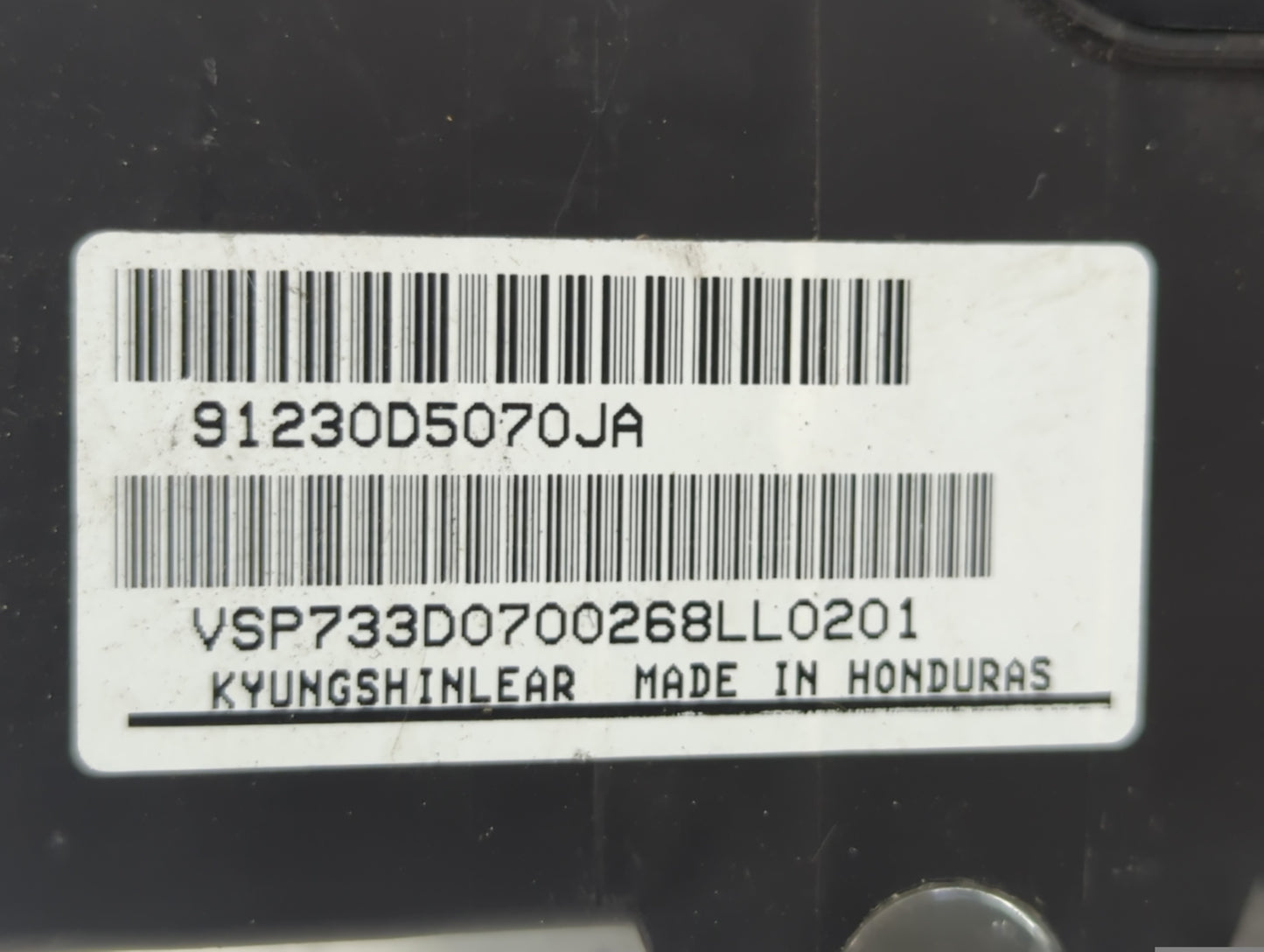 2016-2019 Kia Optima Fusebox Fuse Box Panel Relay Module P/N:91230D5070JA Fits Fits 2016 2017 2018 2019 OEM Used Auto Parts 