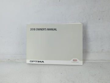 2018 Kia Optima Owners Manual Book Guide P/N:JD40-EU7ND OEM Used Auto Parts