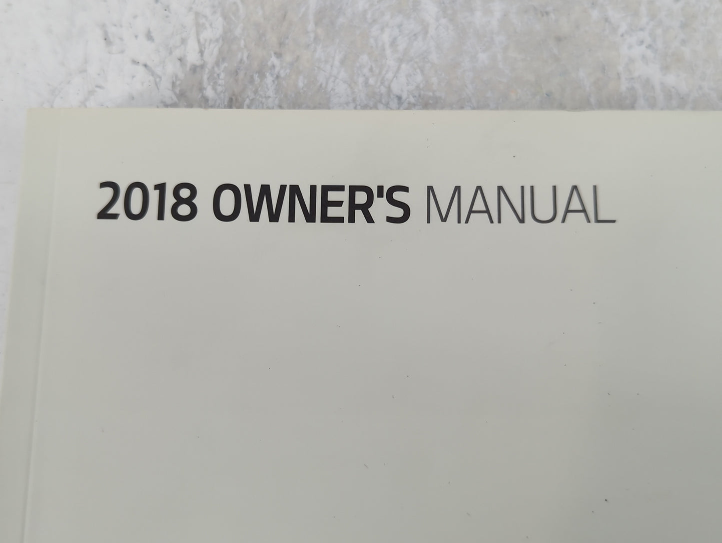 2018 Kia Optima Owners Manual Book Guide OEM Used Auto Parts - Oemusedautoparts1.com