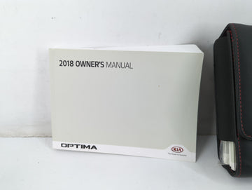 2018 Kia Optima Owners Manual Book Guide P/N:JDG5-EU77B OEM Used Auto Parts
