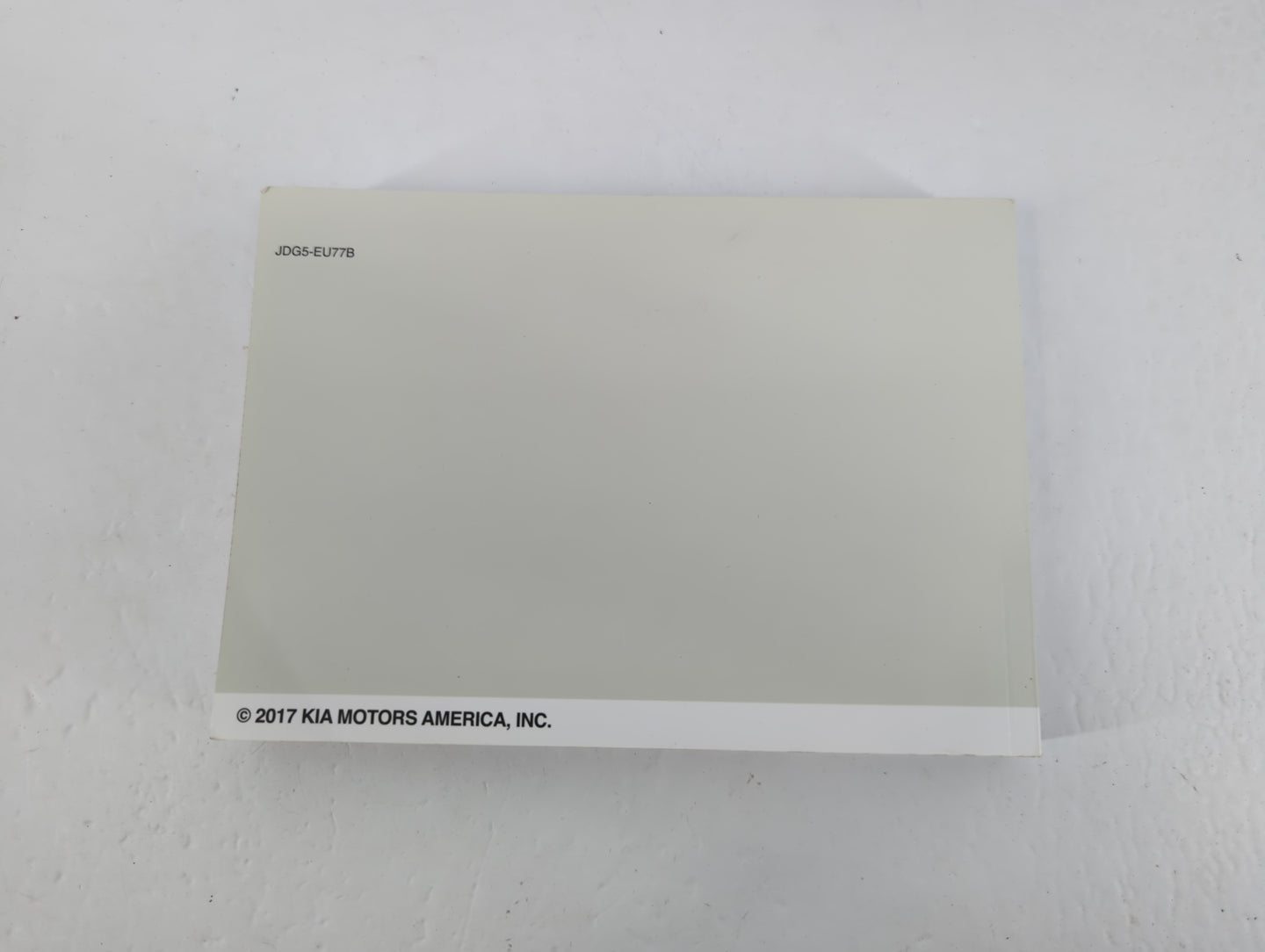 2018 Kia Optima Owners Manual Book Guide P/N:JDG5-EU77B OEM Used Auto Parts - Oemusedautoparts1.com