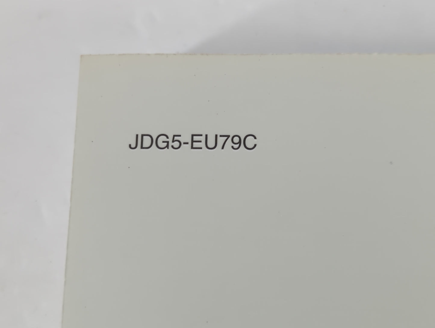 2018 Kia Optima Owners Manual Book Guide P/N:JDG5-EU79C OEM Used Auto Parts - Oemusedautoparts1.com