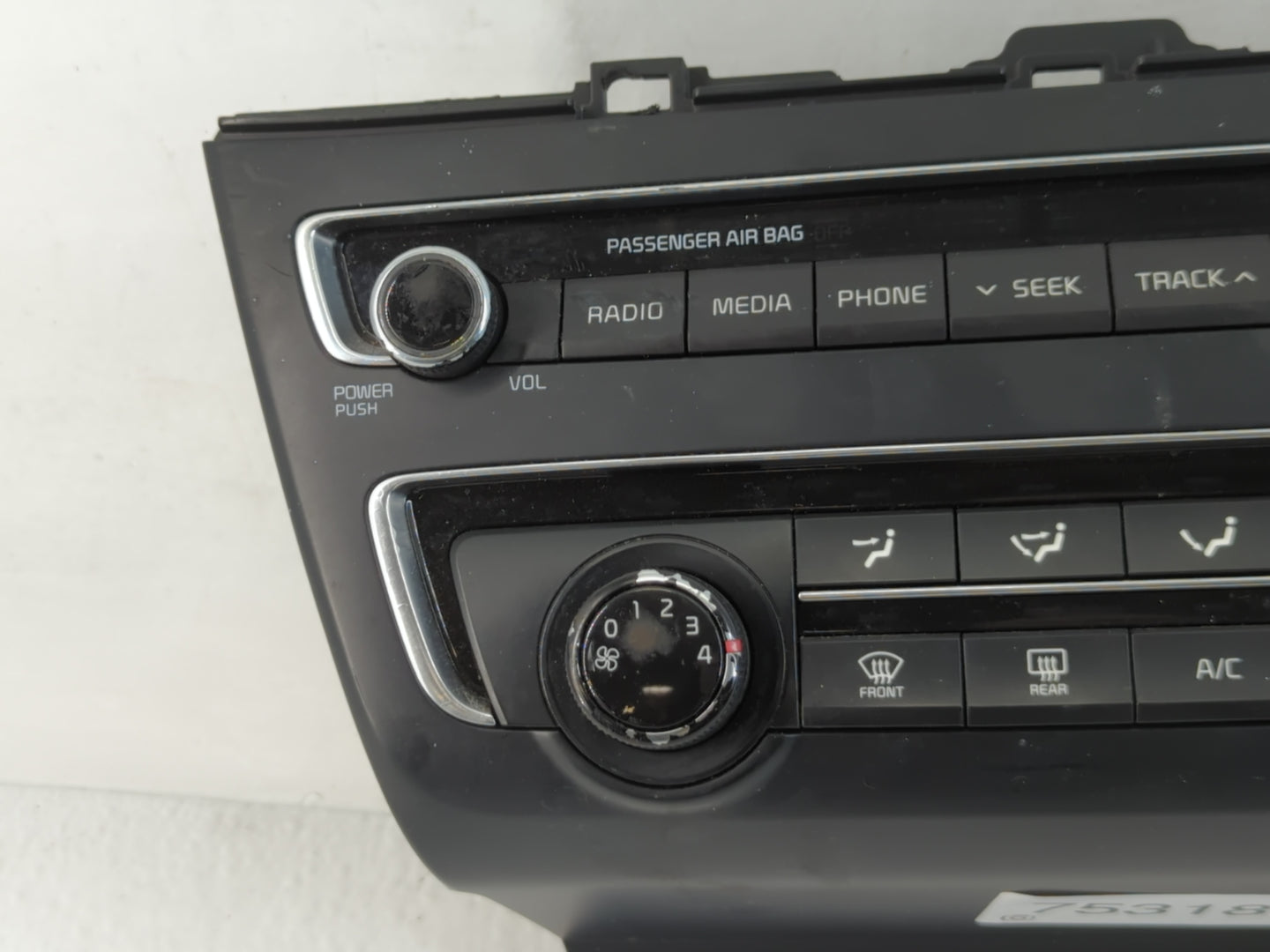 2016-2019 Kia Optima Radio AM FM Cd Player Receiver Replacement P/N:96540A8180 Fits Fits 2016 2017 2018 2019 OEM Used Auto P