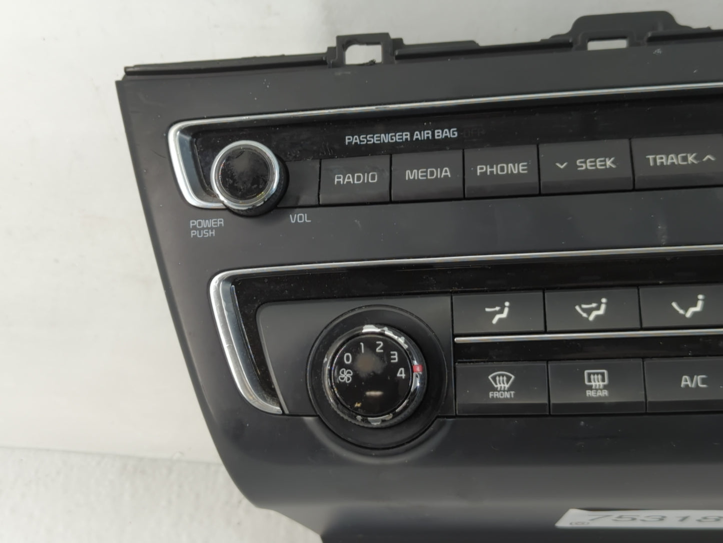 2016-2019 Kia Optima Radio AM FM Cd Player Receiver Replacement P/N:96540A8180 Fits Fits 2016 2017 2018 2019 OEM Used Auto P
