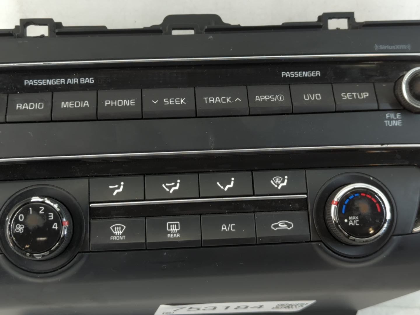 2016-2019 Kia Optima Radio AM FM Cd Player Receiver Replacement P/N:96540A8180 Fits Fits 2016 2017 2018 2019 OEM Used Auto P