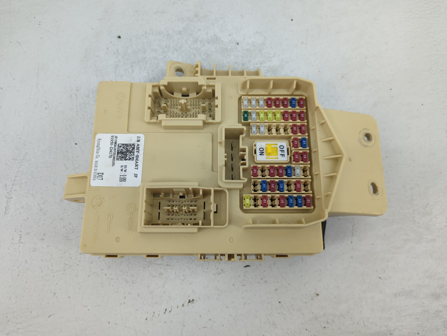 2016-2018 Kia Optima Body Control Module Bcm Inner Cabin Fuse Box - Oemusedautoparts1.com