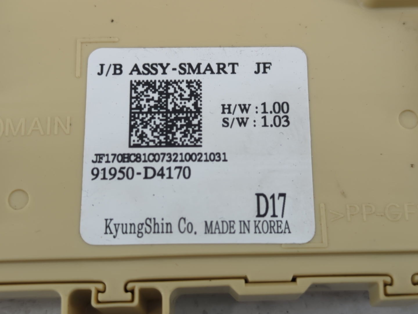 2016-2018 Kia Optima Body Control Module Bcm Inner Cabin Fuse Box - Oemusedautoparts1.com