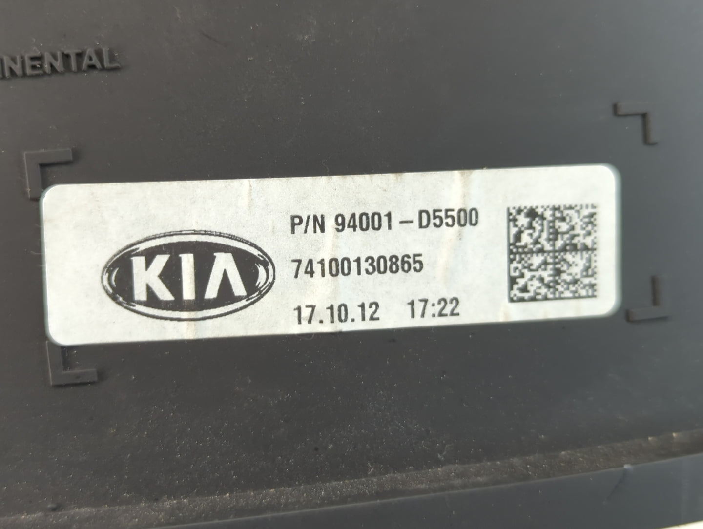 2018 Kia Optima Instrument Cluster Speedometer Gauges P/N:74100130865 94001-D5500 Miles: Fits OEM Used Auto Parts - Oemuseda