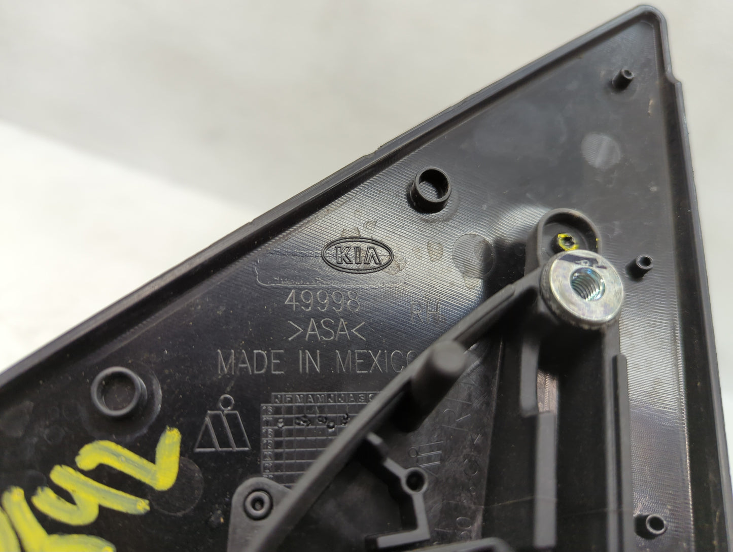 2018-2020 Kia Rio Side Mirror Replacement Passenger Right View Door Mirror P/N:49998 Fits Fits 2018 2019 2020 OEM Used Auto 