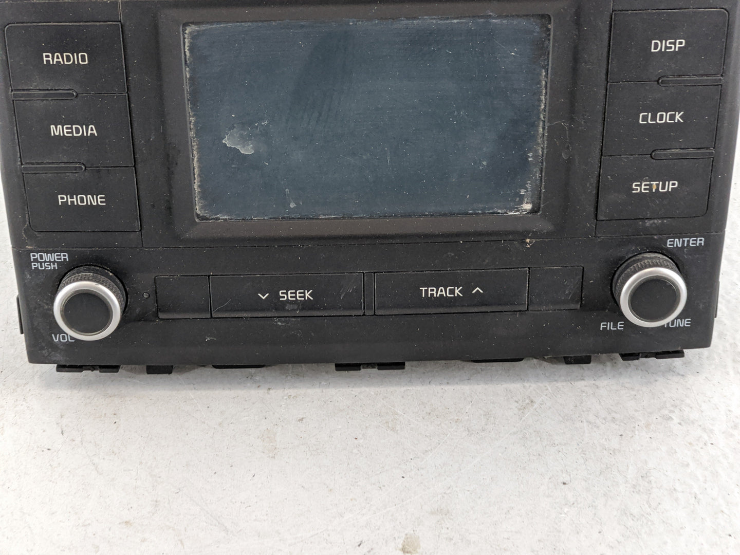 2018-2019 Kia Rio Radio AM FM Cd Player Receiver Replacement P/N:96180-H9850WK Fits Fits 2018 2019 OEM Used Auto Parts - Oem