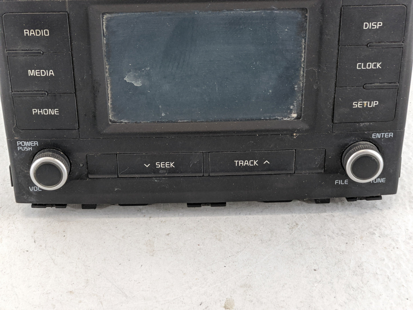 2018-2019 Kia Rio Radio AM FM Cd Player Receiver Replacement P/N:96180-H9850WK Fits Fits 2018 2019 OEM Used Auto Parts - Oem