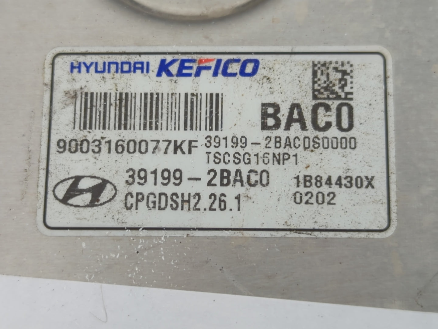 2018-2019 Kia Rio PCM Engine Control Computer ECU ECM PCU OEM P/N:39199-2BAC0 Fits Fits 2018 2019 OEM Used Auto Parts - Oemu