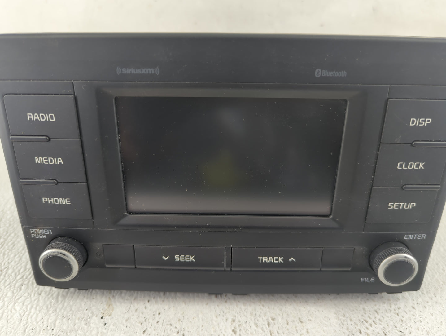 2018-2020 Kia Rio Radio AM FM Cd Player Receiver Replacement P/N:96180-H9850WK Fits Fits 2018 2019 2020 OEM Used Auto Parts 