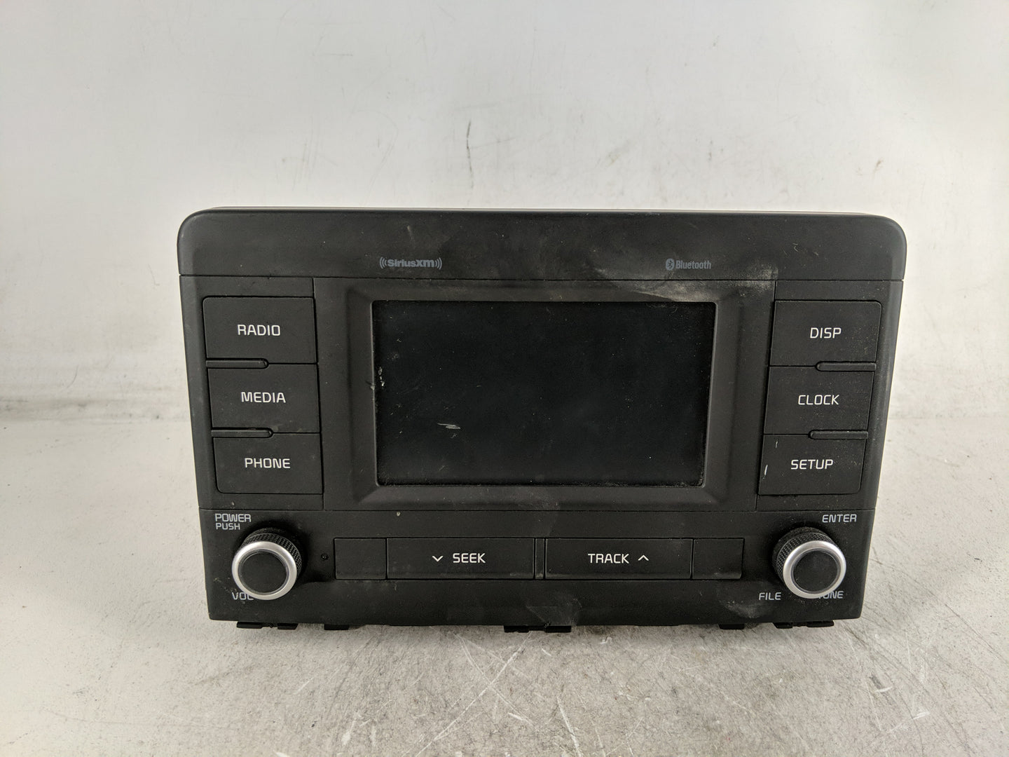 2018-2019 Kia Rio Radio AM FM Cd Player Receiver Replacement P/N:96180-H9850WK Fits Fits 2018 2019 OEM Used Auto Parts - Oem
