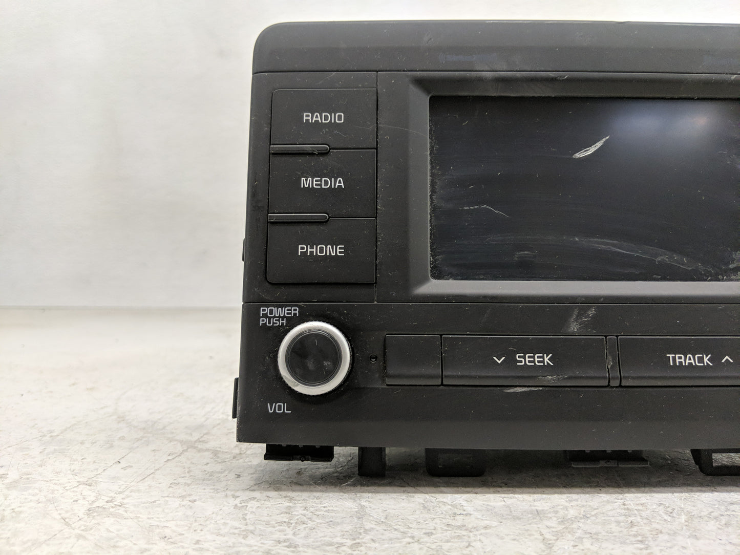 2018-2019 Kia Rio Radio AM FM Cd Player Receiver Replacement P/N:96180-H9850WK Fits Fits 2018 2019 OEM Used Auto Parts - Oem